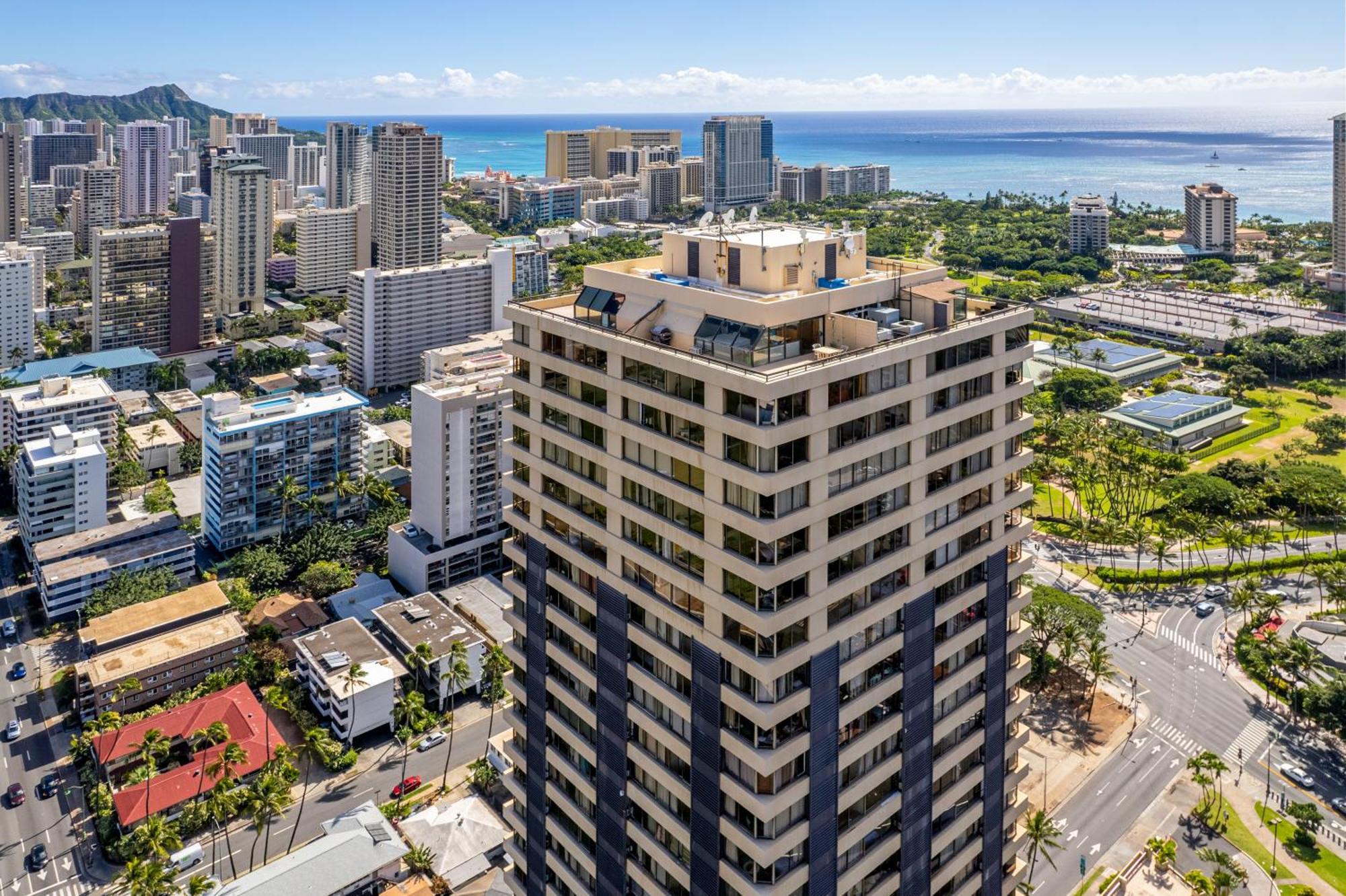 Apartament Hawaiian Monarch Penthouse 402 Honolulu Zewnętrze zdjęcie