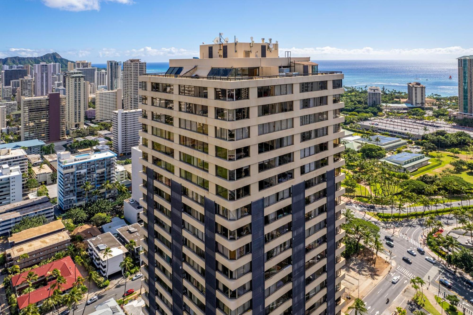Apartament Hawaiian Monarch Penthouse 402 Honolulu Zewnętrze zdjęcie