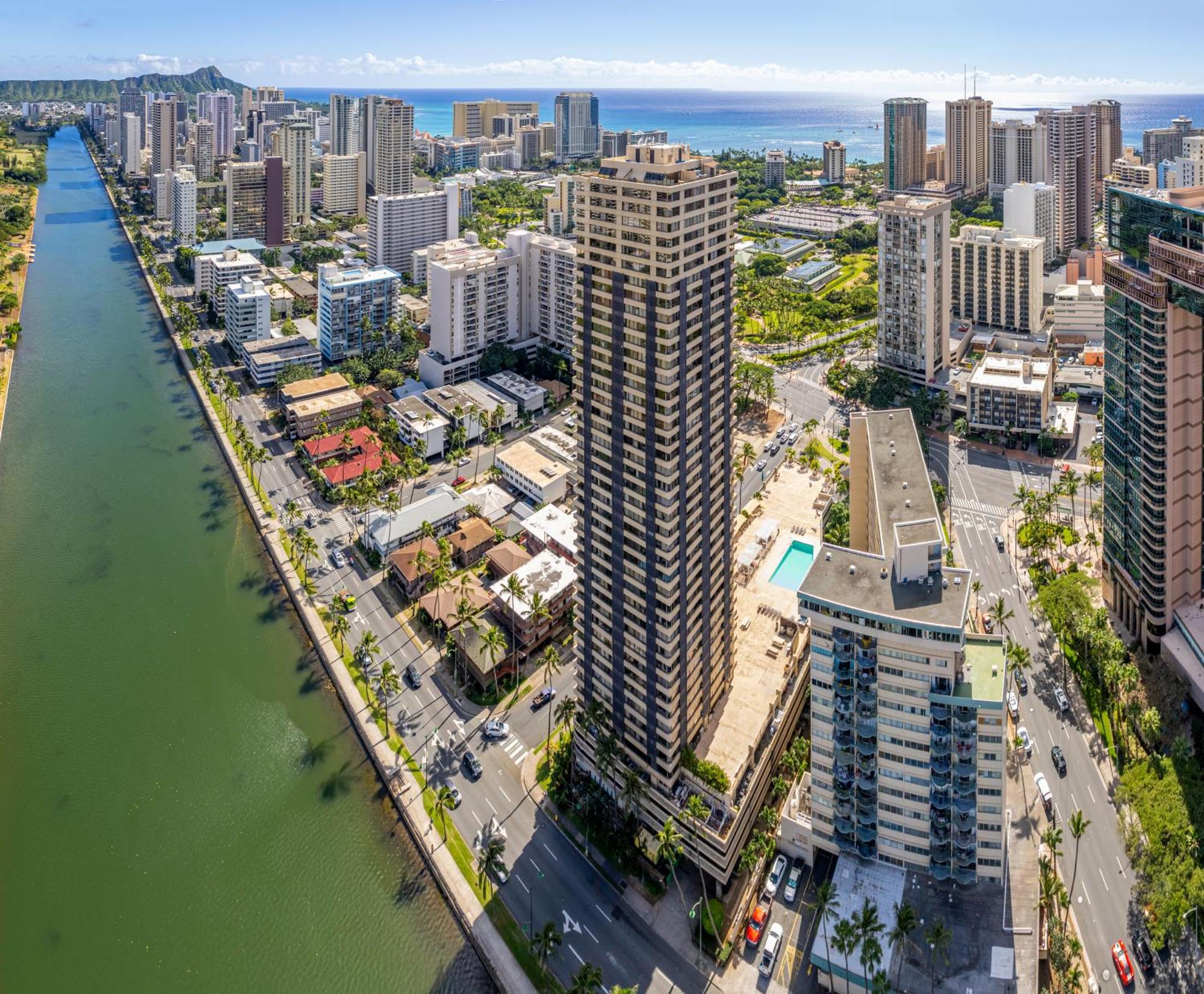 Apartament Hawaiian Monarch Penthouse 402 Honolulu Zewnętrze zdjęcie